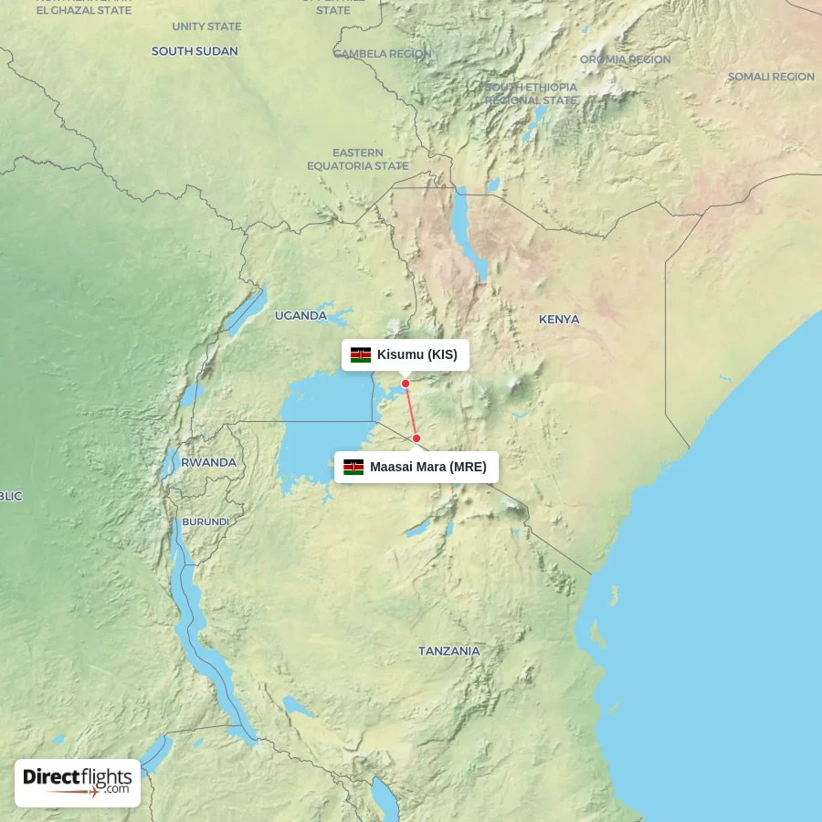 KIS - MRE route map