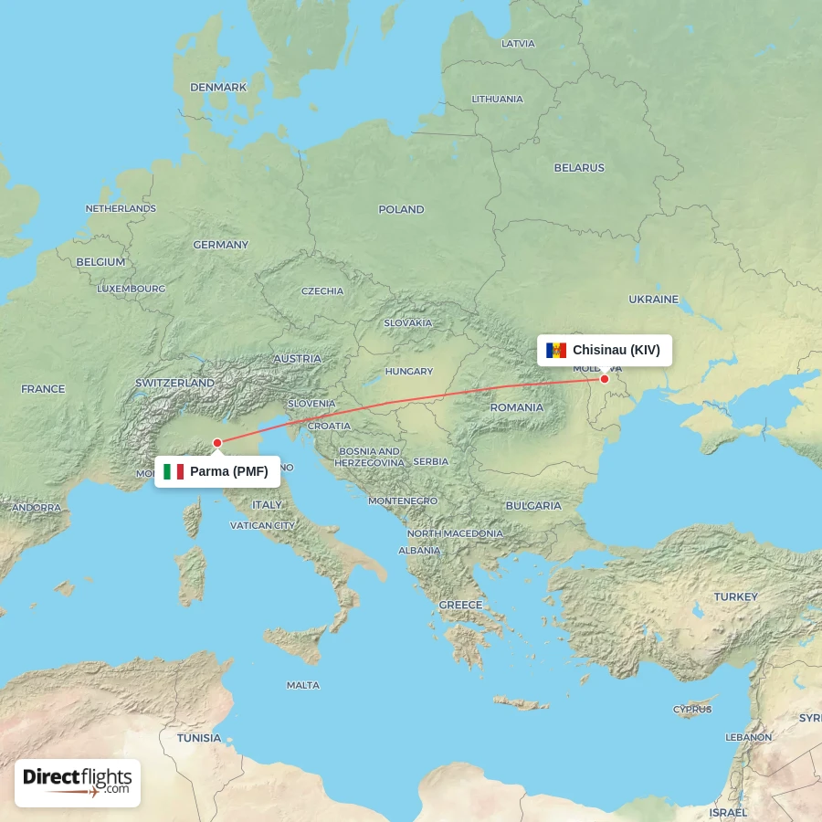 KIV - PMF route map