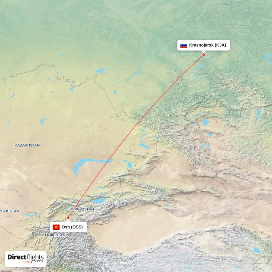 KJA - OSS route map
