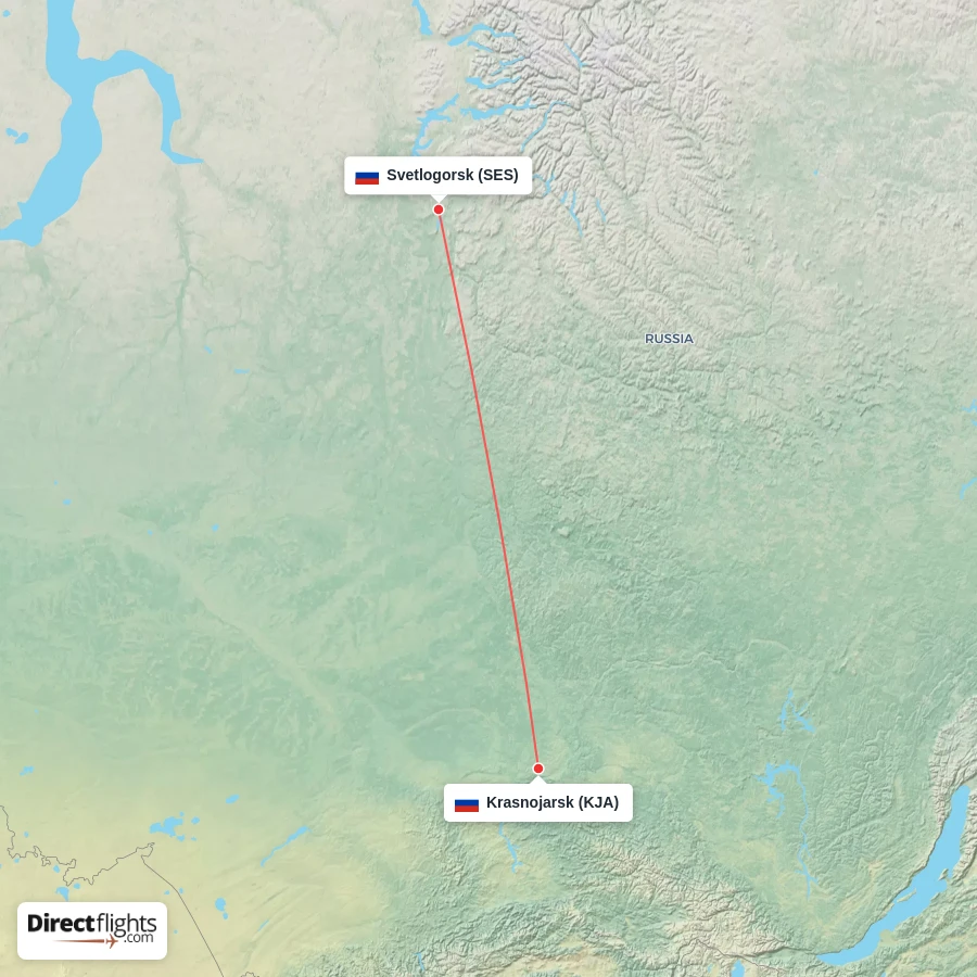 KJA - SES route map