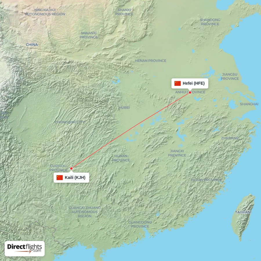 KJH - HFE route map