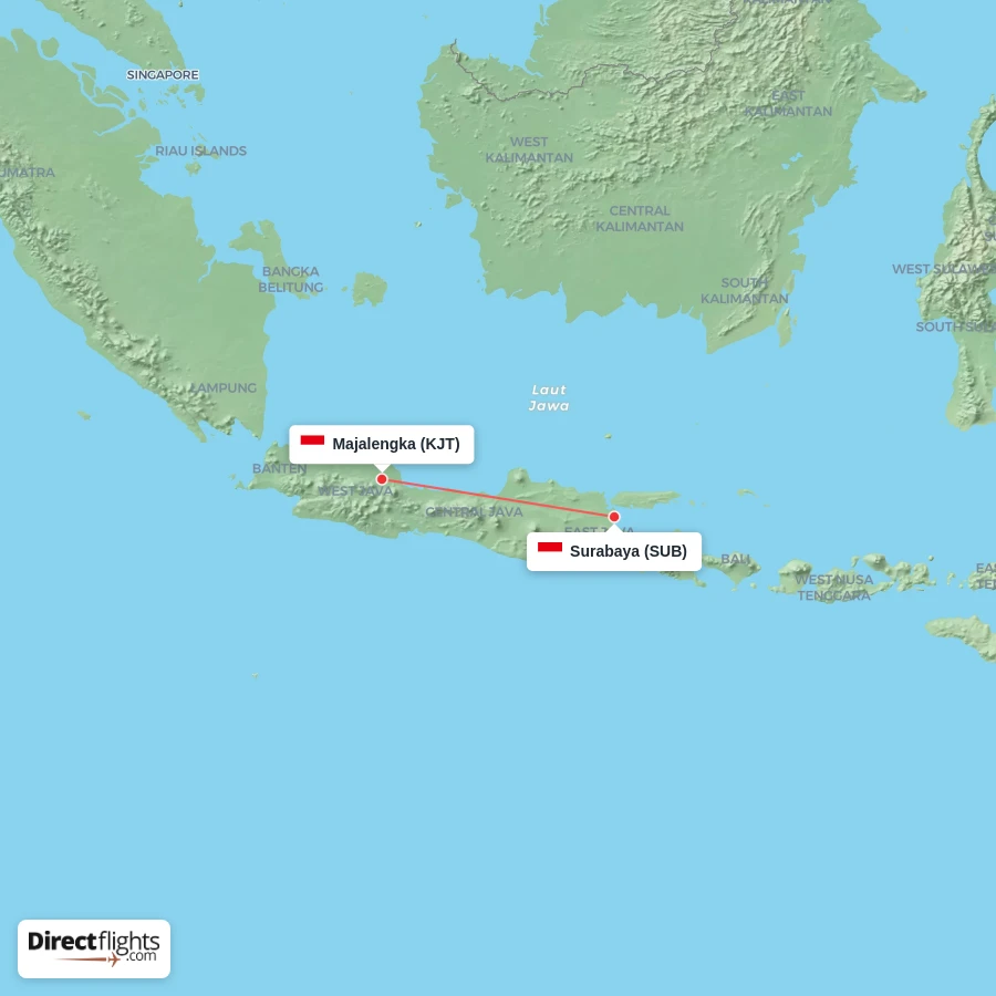 KJT - SUB route map