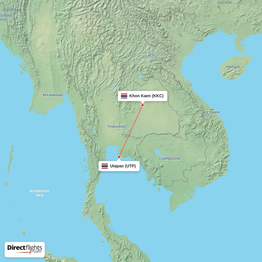 KKC - UTP route map