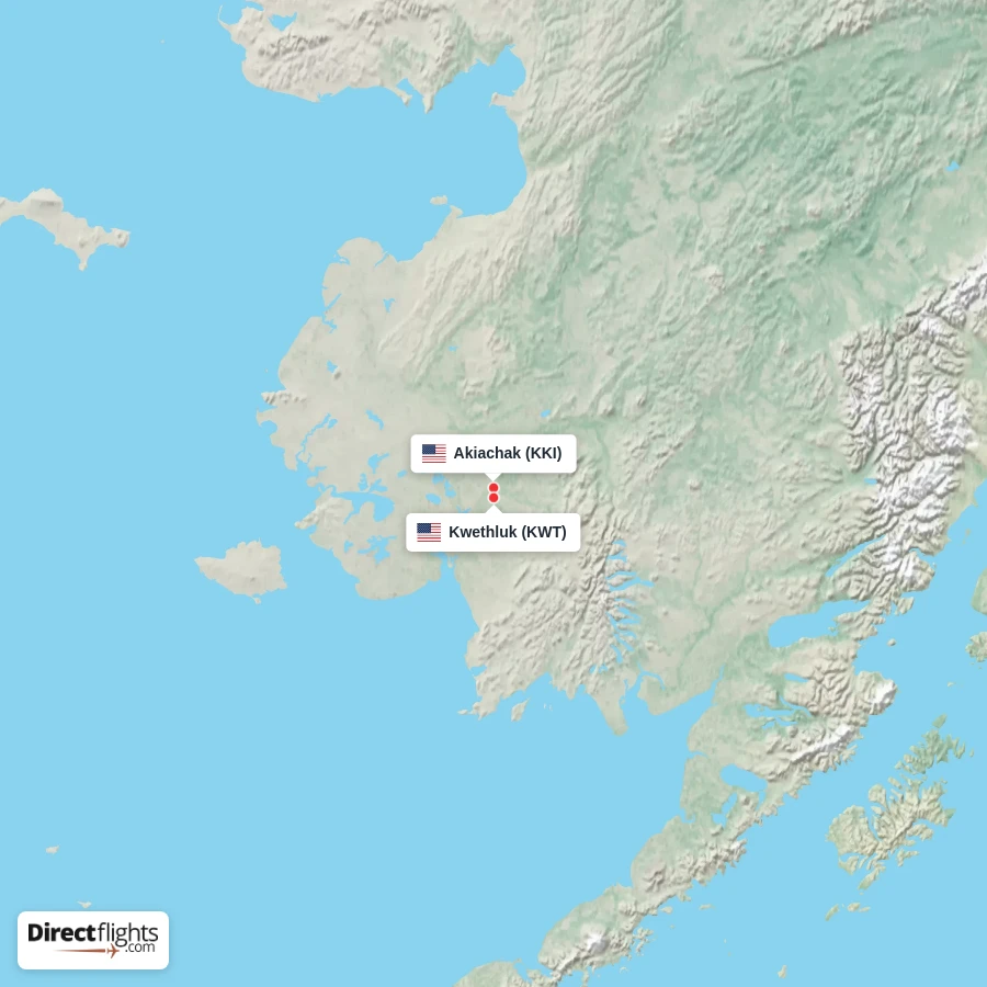 KKI - KWT route map