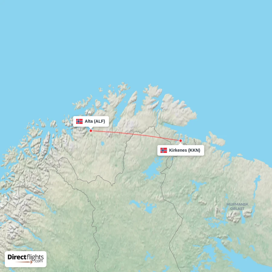 KKN - ALF route map
