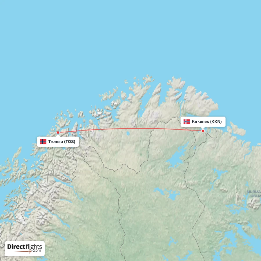 KKN - TOS route map