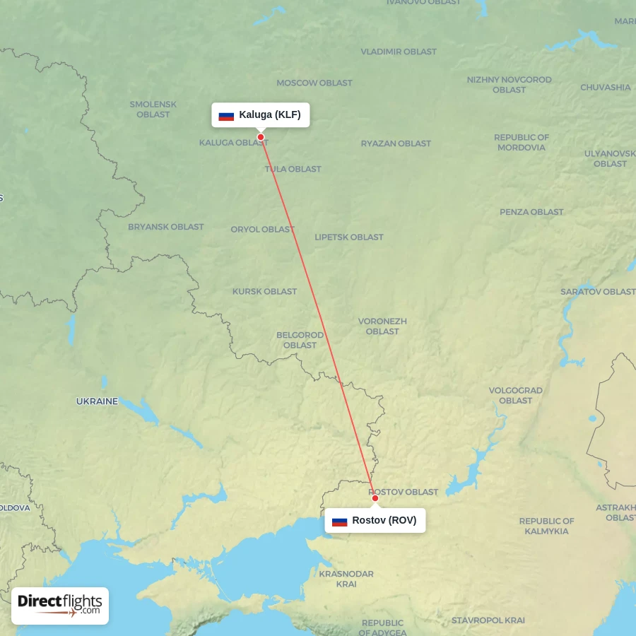 KLF - ROV route map