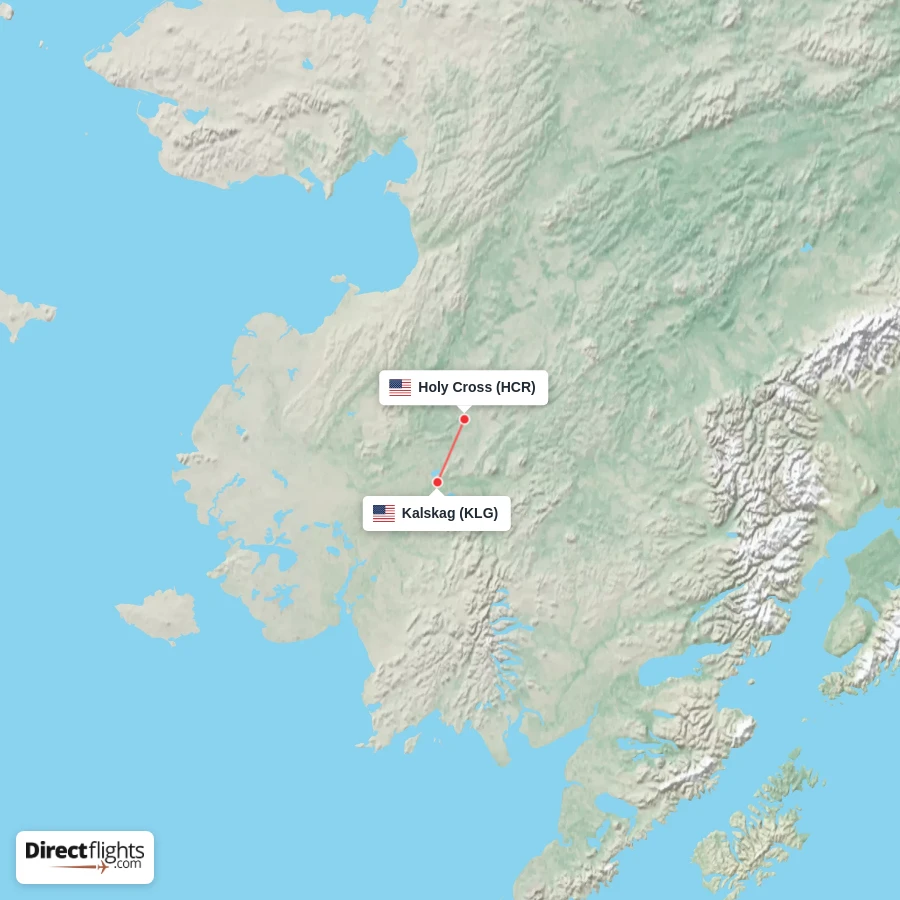 KLG - HCR route map
