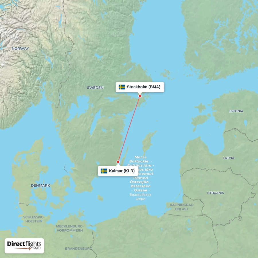KLR - BMA route map
