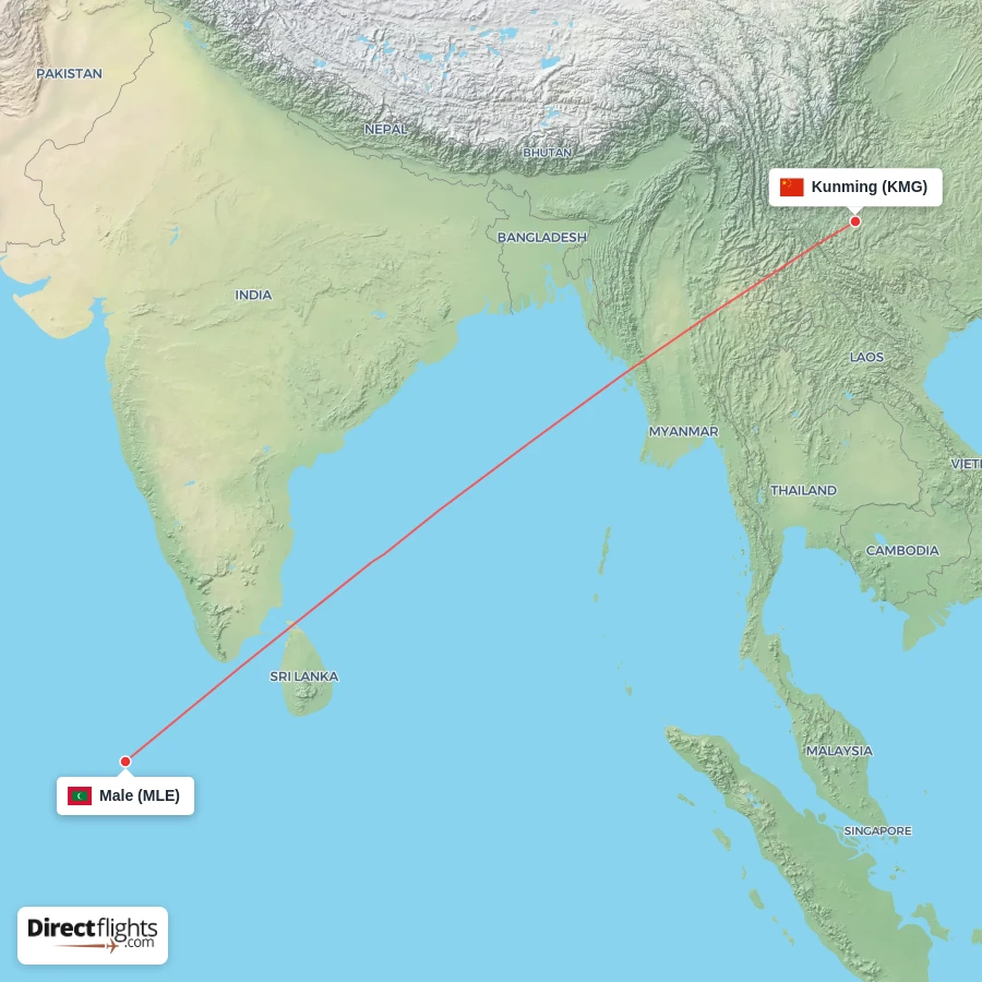 KMG - MLE route map