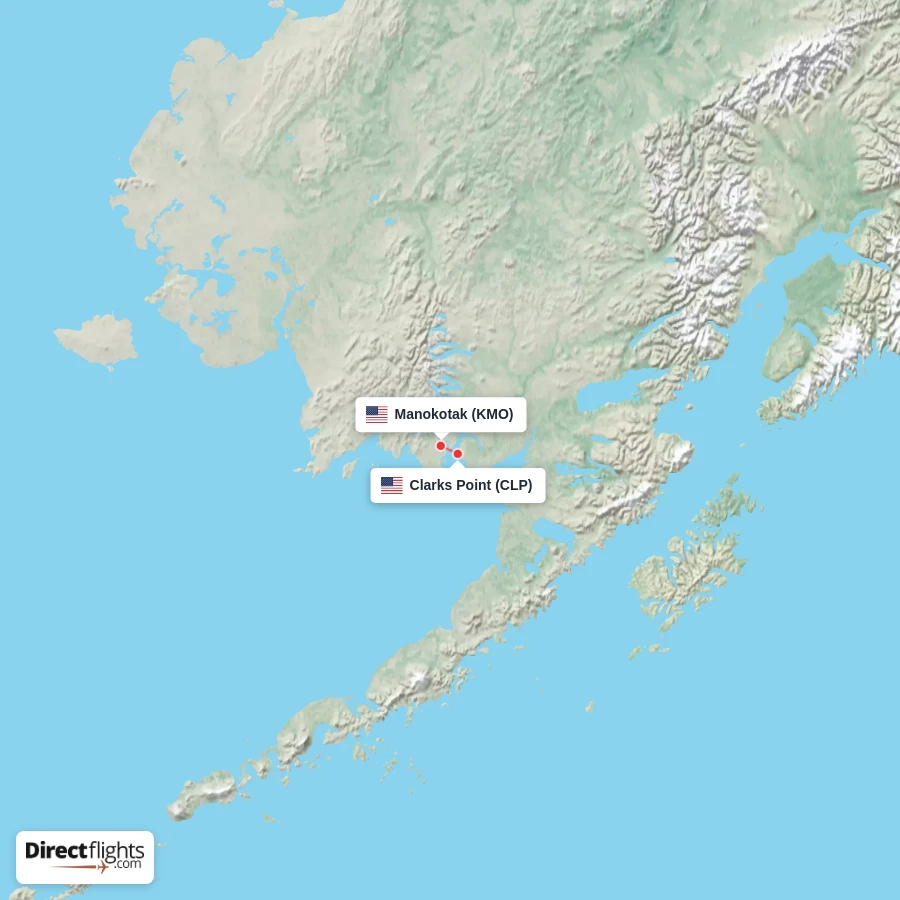 KMO - CLP route map