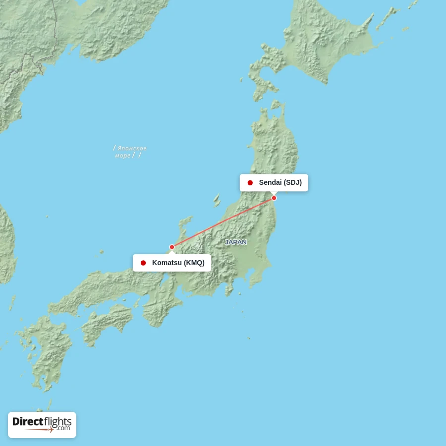 KMQ - SDJ route map