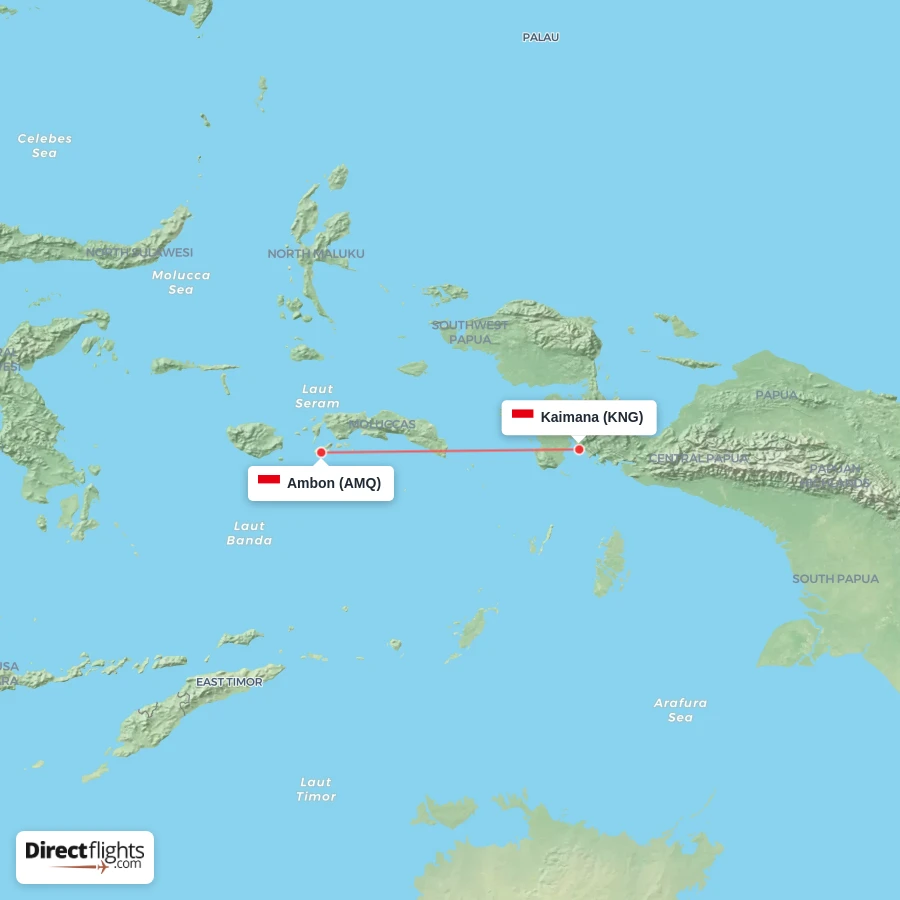 KNG - AMQ route map