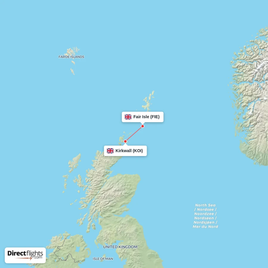 KOI - FIE route map