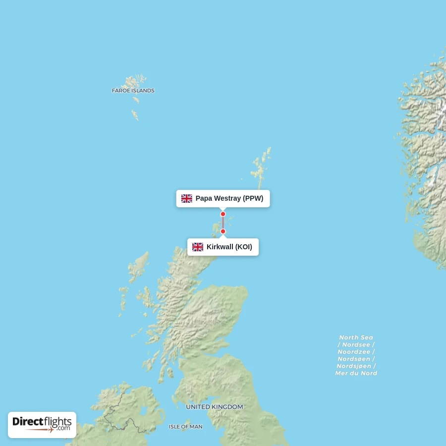 KOI - PPW route map