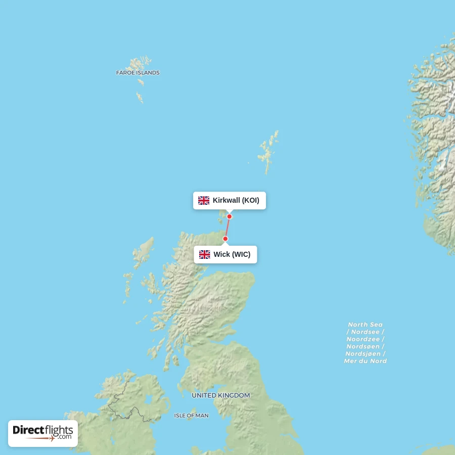 KOI - WIC route map