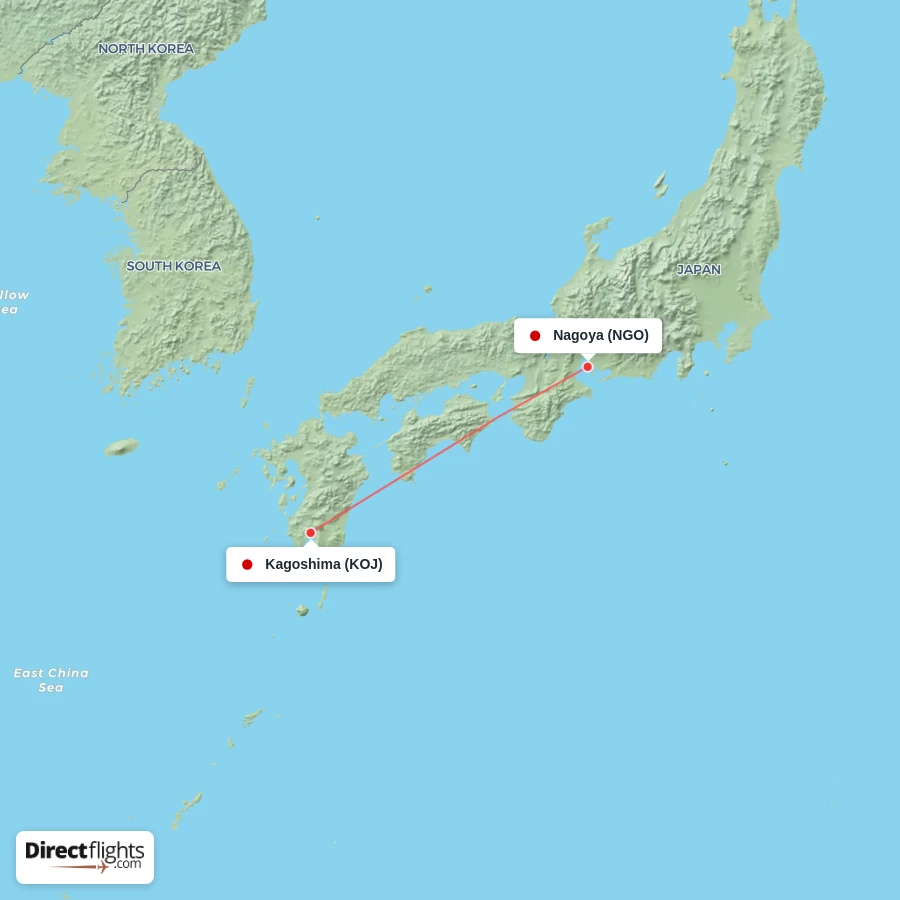 KOJ - NGO route map