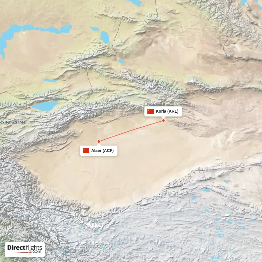 KRL - ACF route map