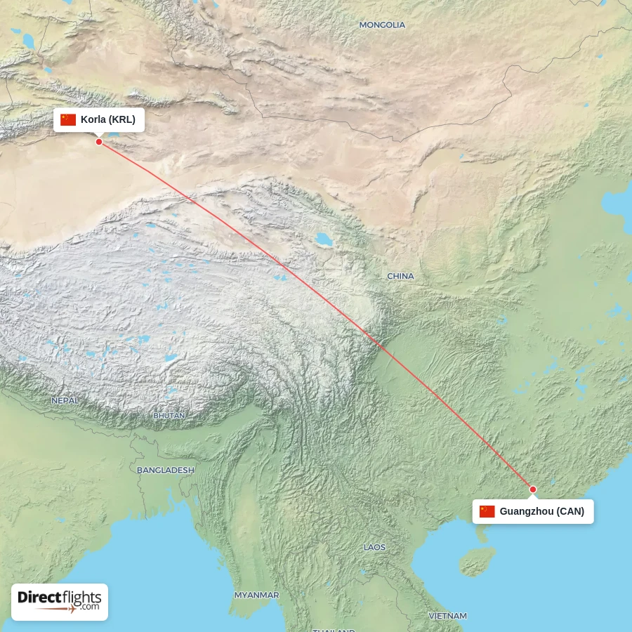KRL - CAN route map