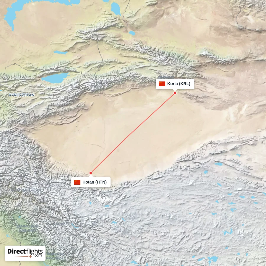 KRL - HTN route map