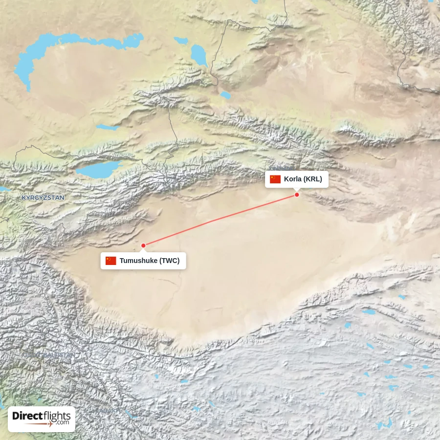 KRL - TWC route map