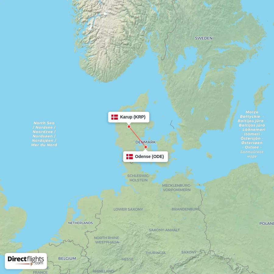 KRP - ODE route map