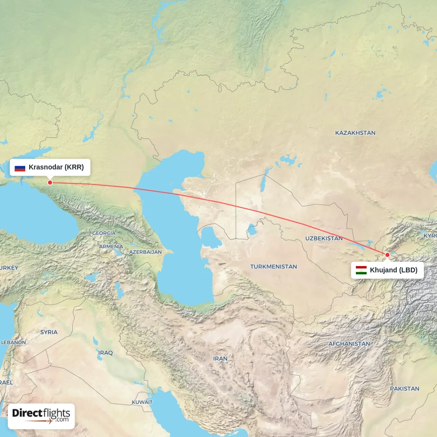 KRR - LBD route map