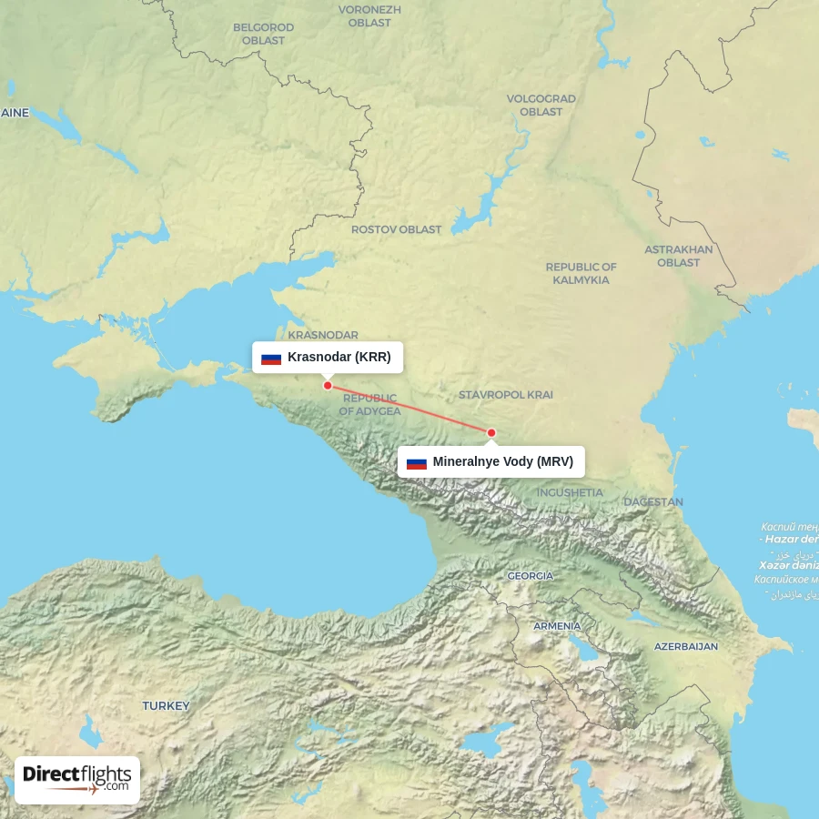 KRR - MRV route map