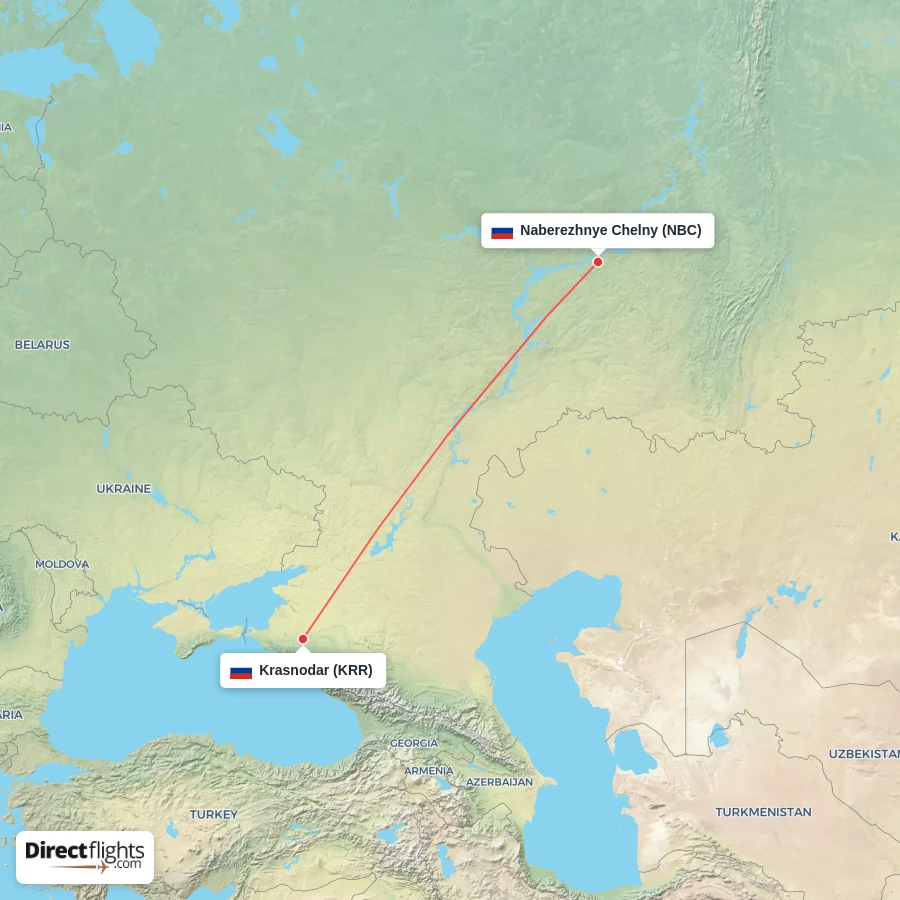 KRR - NBC route map