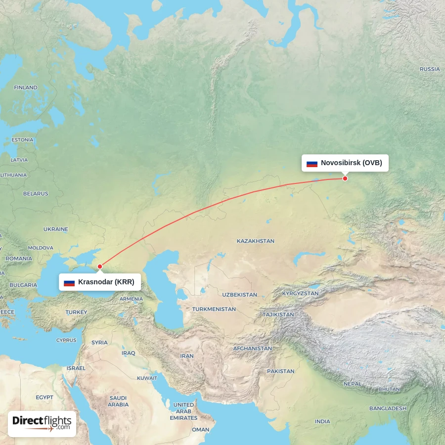 KRR - OVB route map
