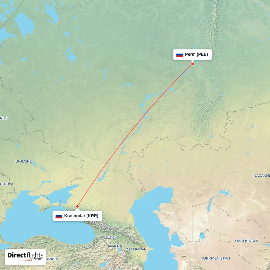 KRR - PEE route map