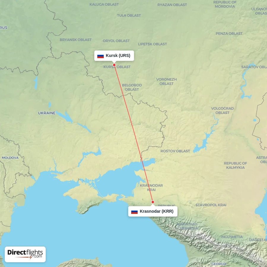 KRR - URS route map