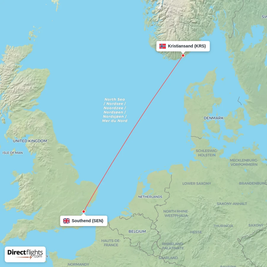 KRS - SEN route map