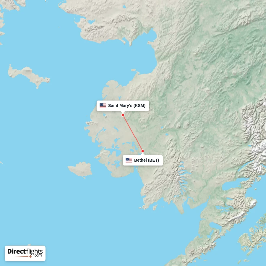 KSM - BET route map