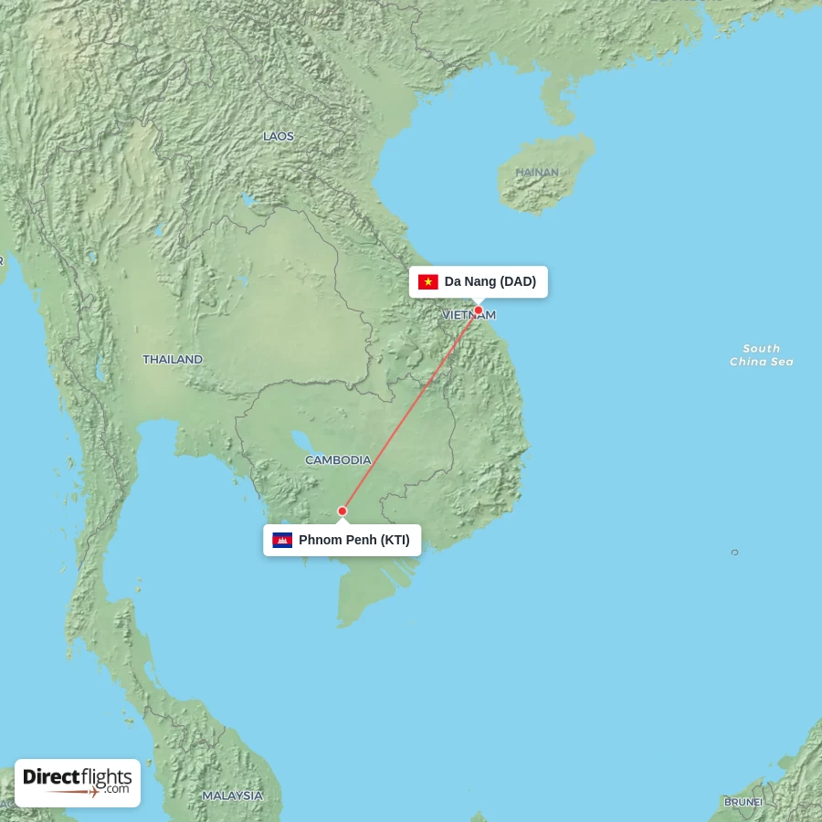 KTI - DAD route map