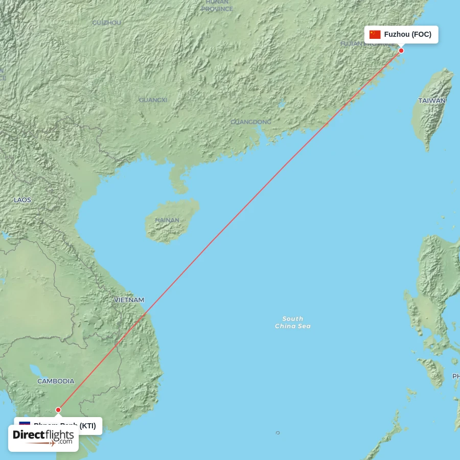 KTI - FOC route map