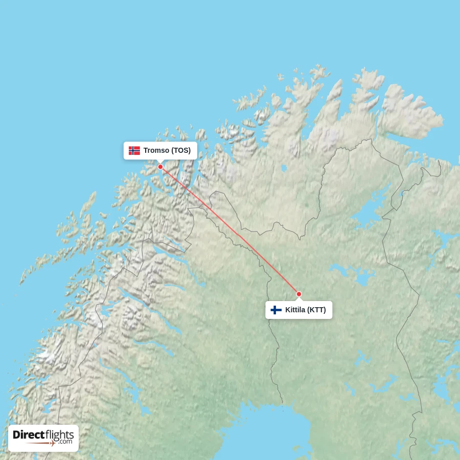 KTT - TOS route map