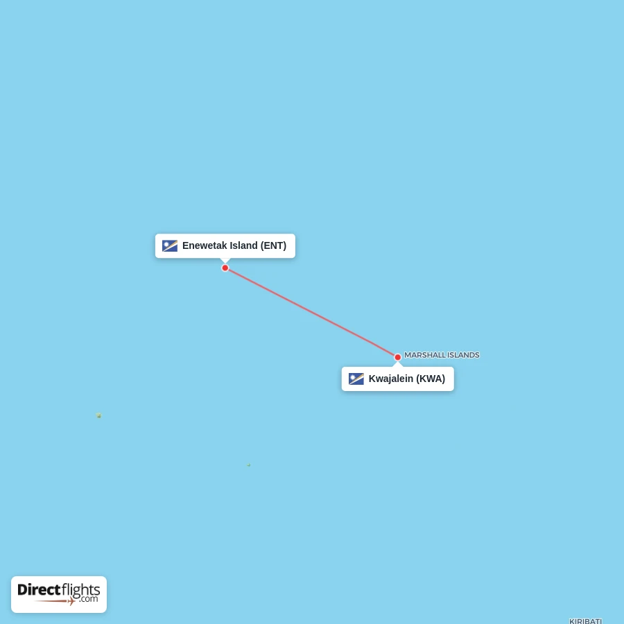 KWA - ENT route map