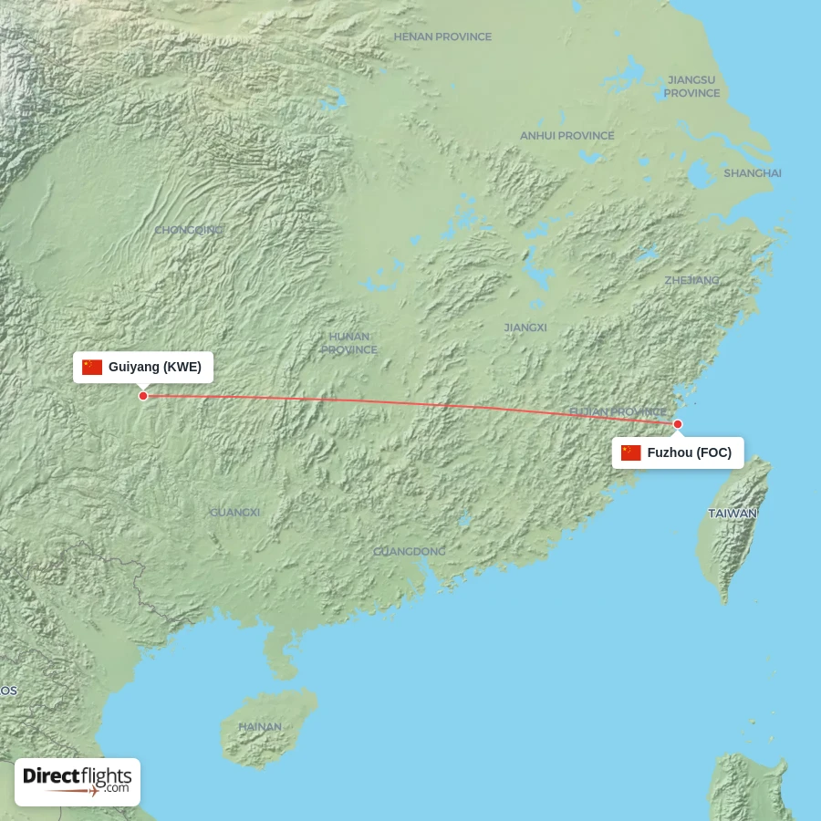 KWE - FOC route map