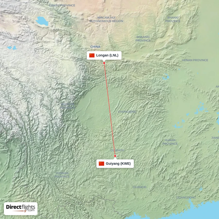 KWE - LNL route map