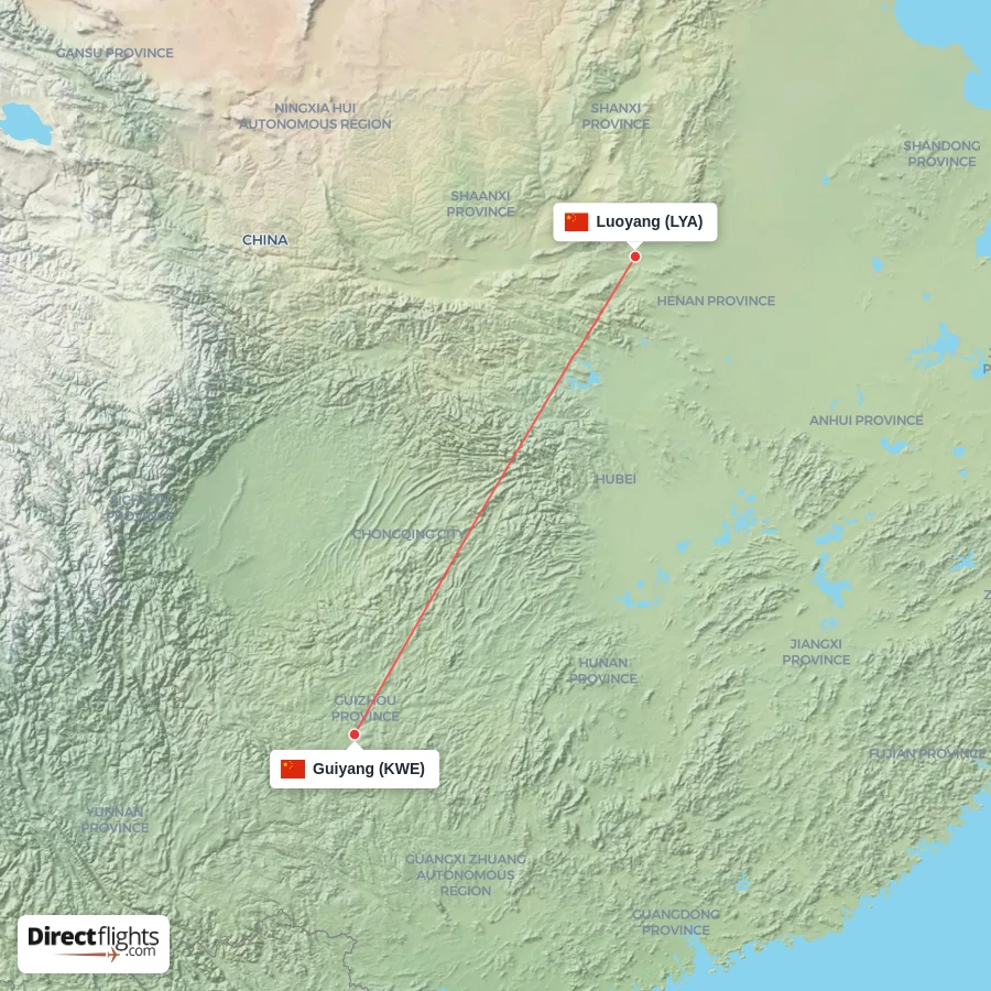 KWE - LYA route map