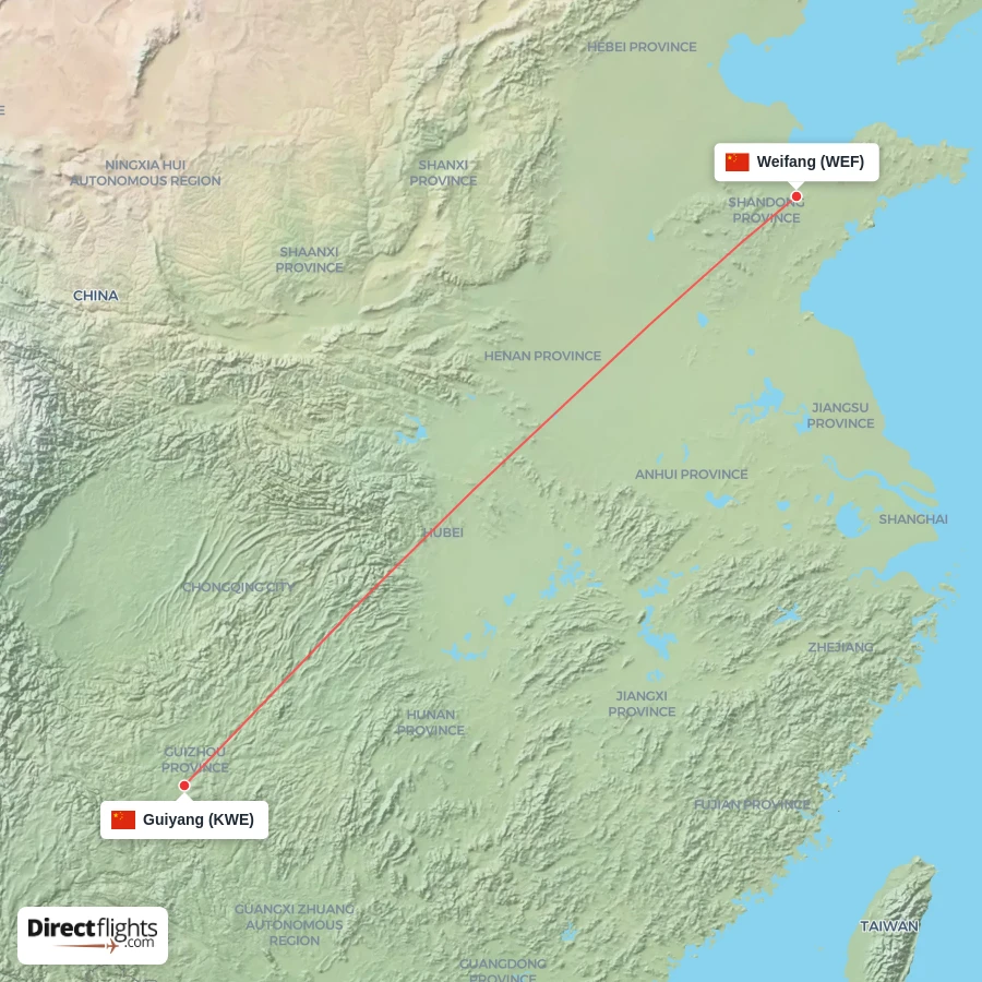 KWE - WEF route map