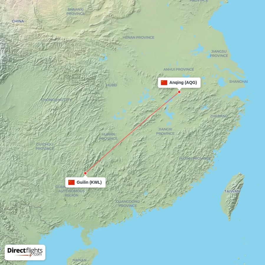 KWL - AQG route map