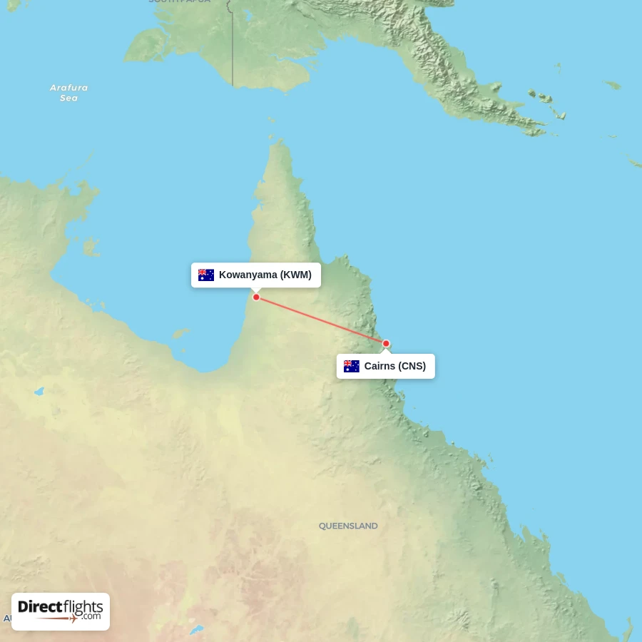 KWM - CNS route map