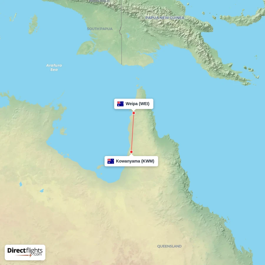 KWM - WEI route map