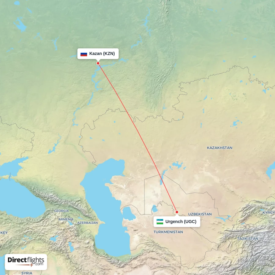 KZN - UGC route map