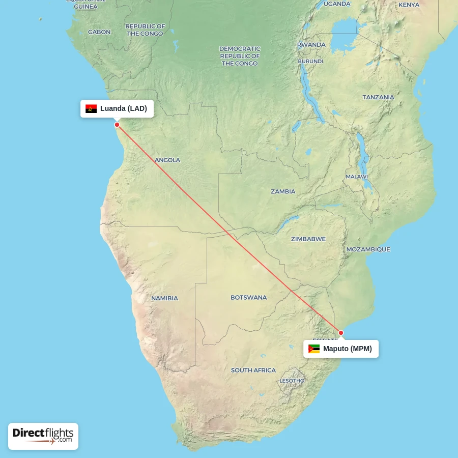 LAD - MPM route map