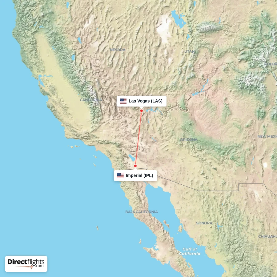 LAS - IPL route map