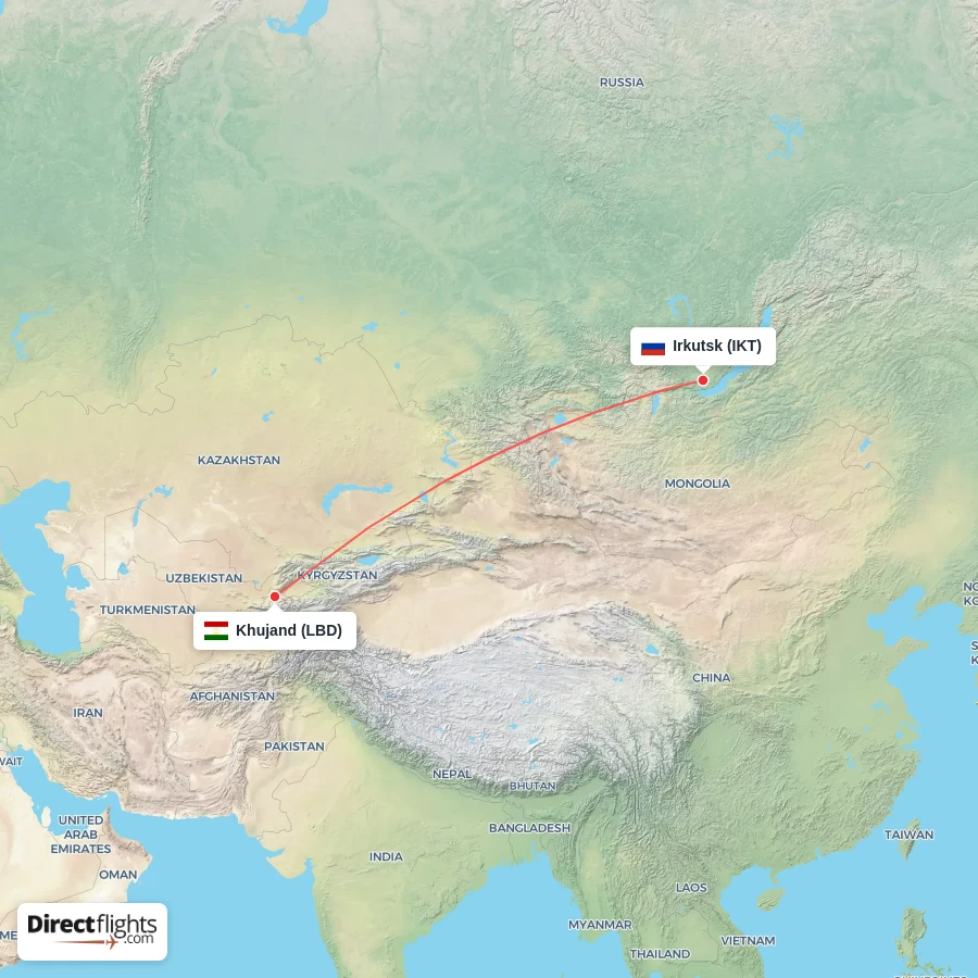 LBD - IKT route map