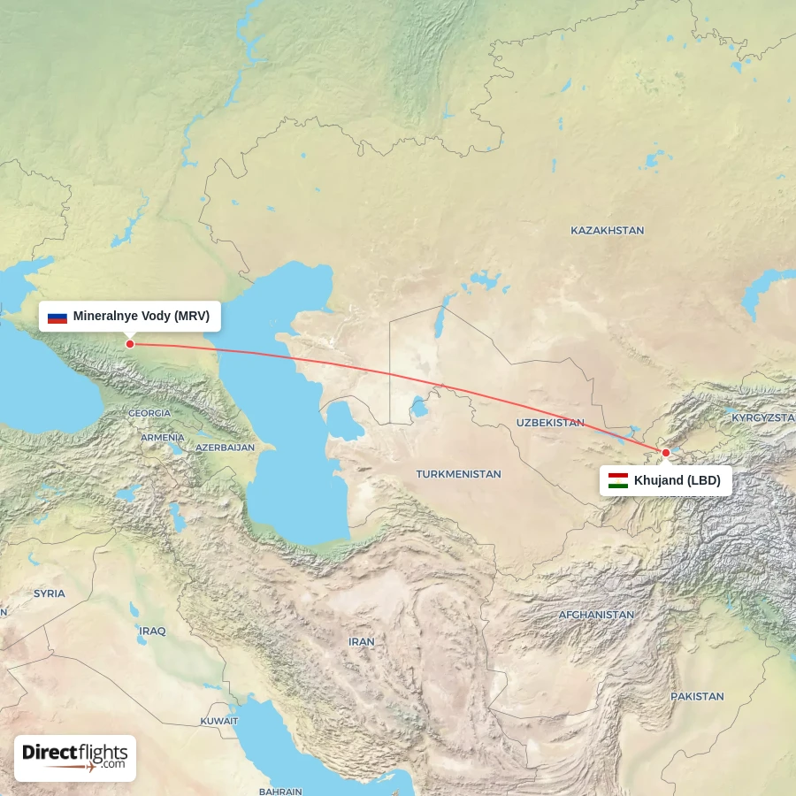 LBD - MRV route map